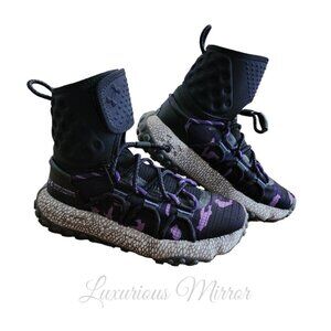 Under Armour Drawcord Fat Tire HOVR Summit Black Purple Boots Unisex Sz 3.5 M/5W